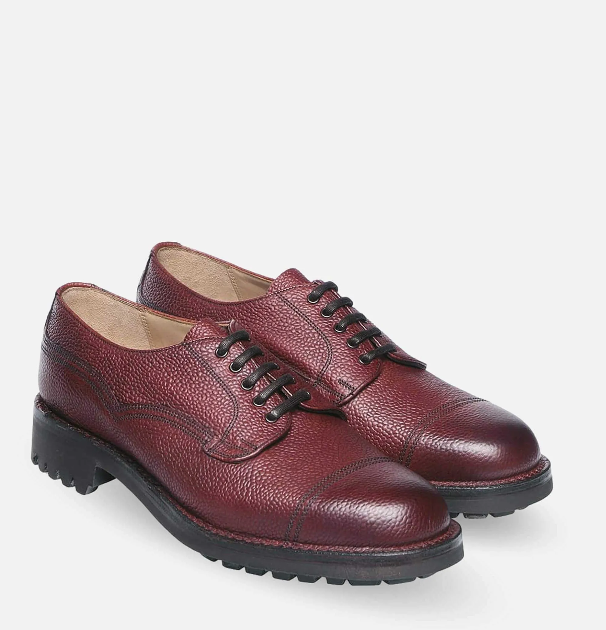 Men JOSEPH CHEANEY Cairn Derby Burgundy