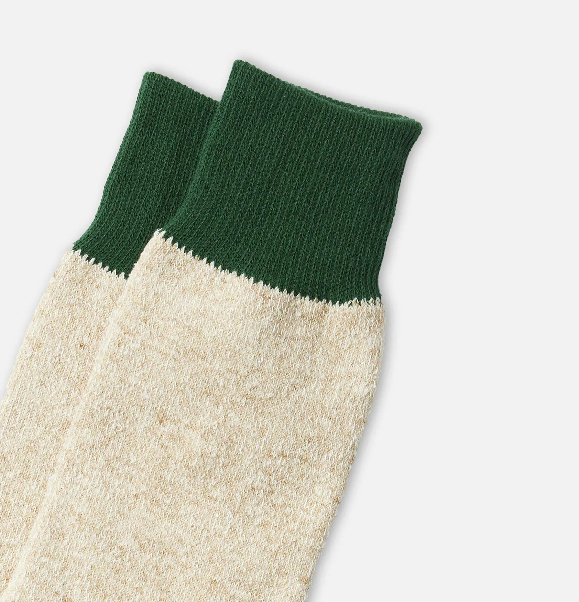 Men ROTOTO Chaussette Double Silk Green