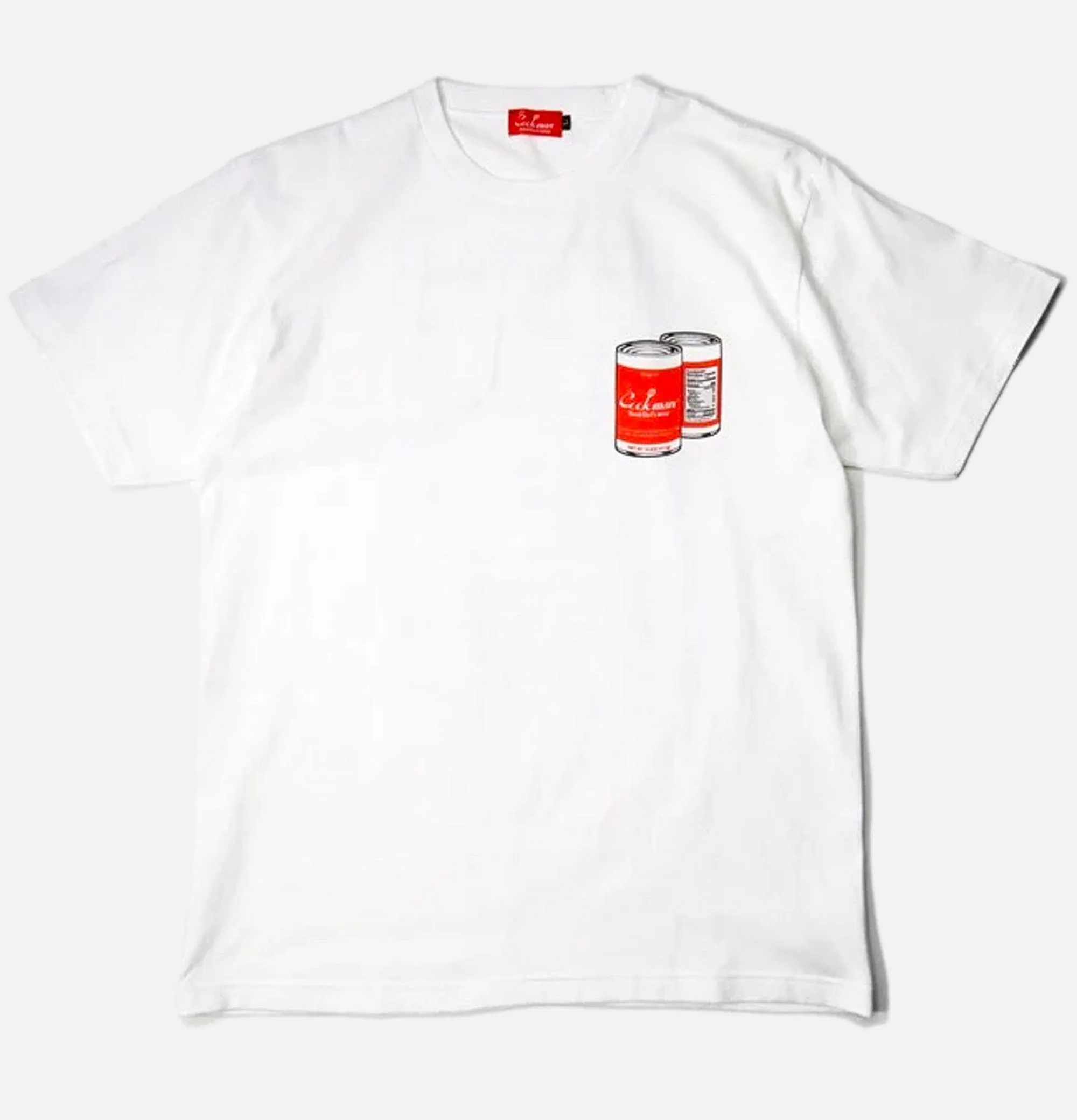COOKMAN Tee Shirt Nutrition Facts White
