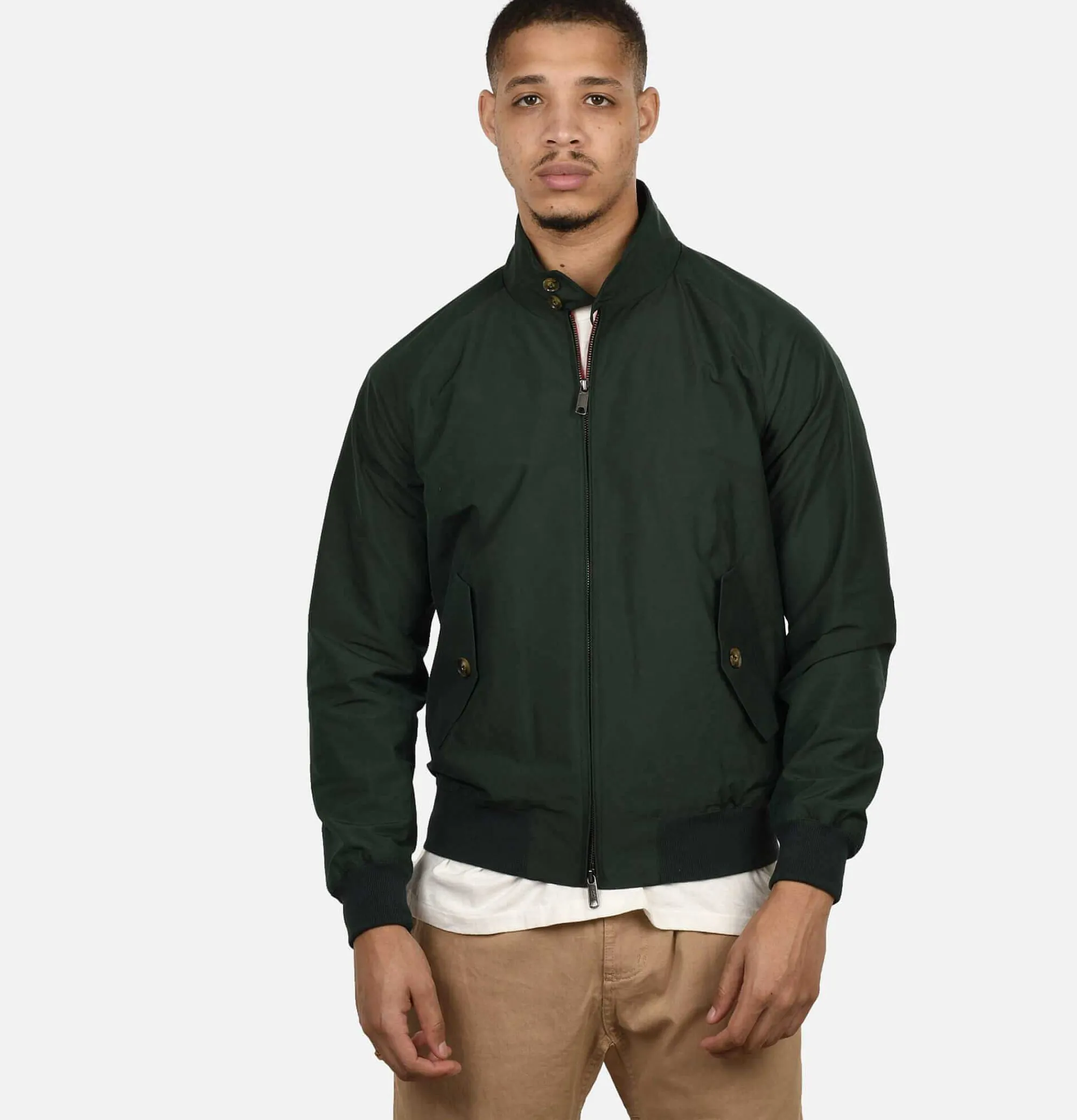 BARACUTA G9 Harrington Jacket Racing Green