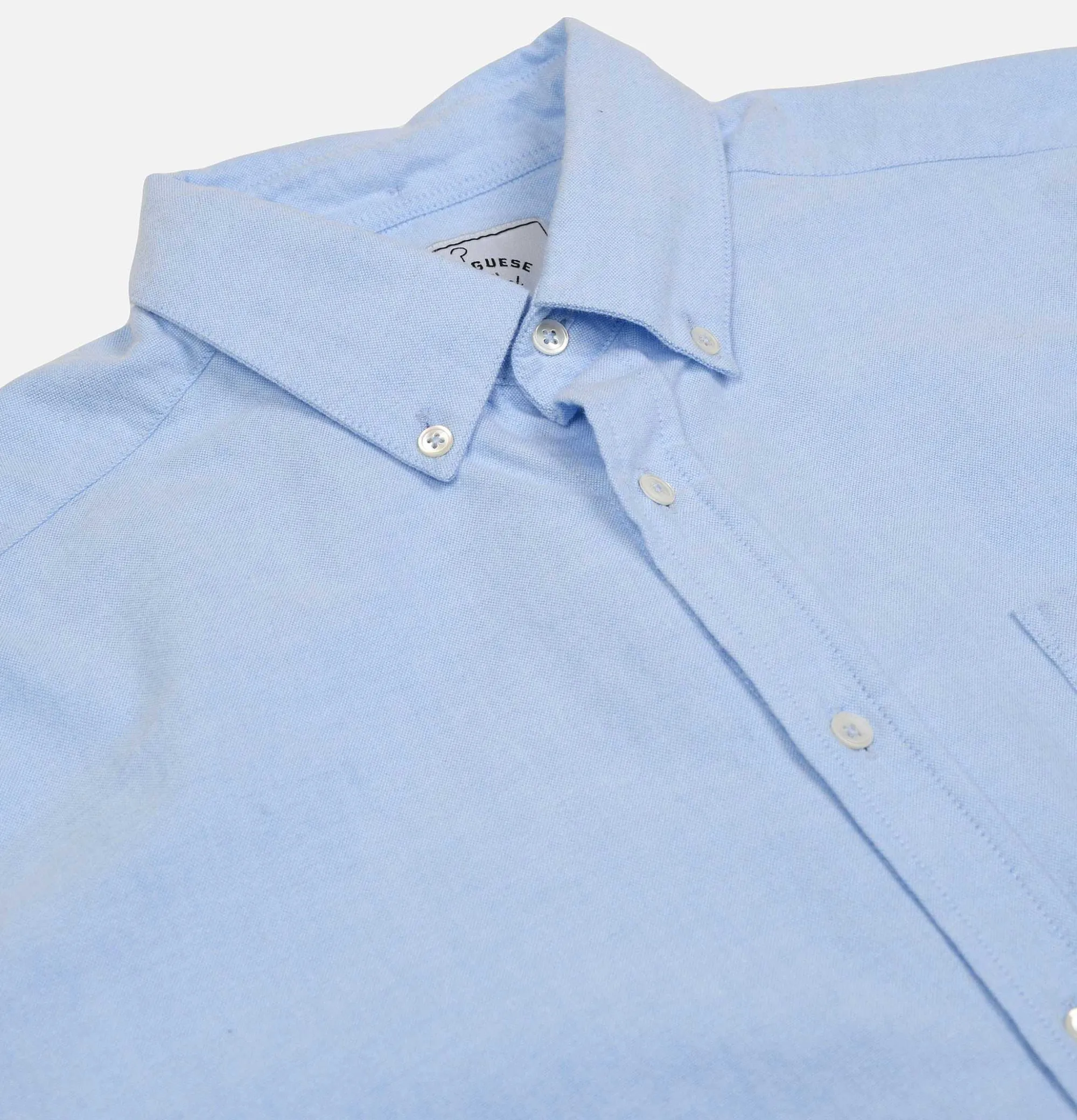 PORTUGUESE FLANNEL Brushed Blue Shirt