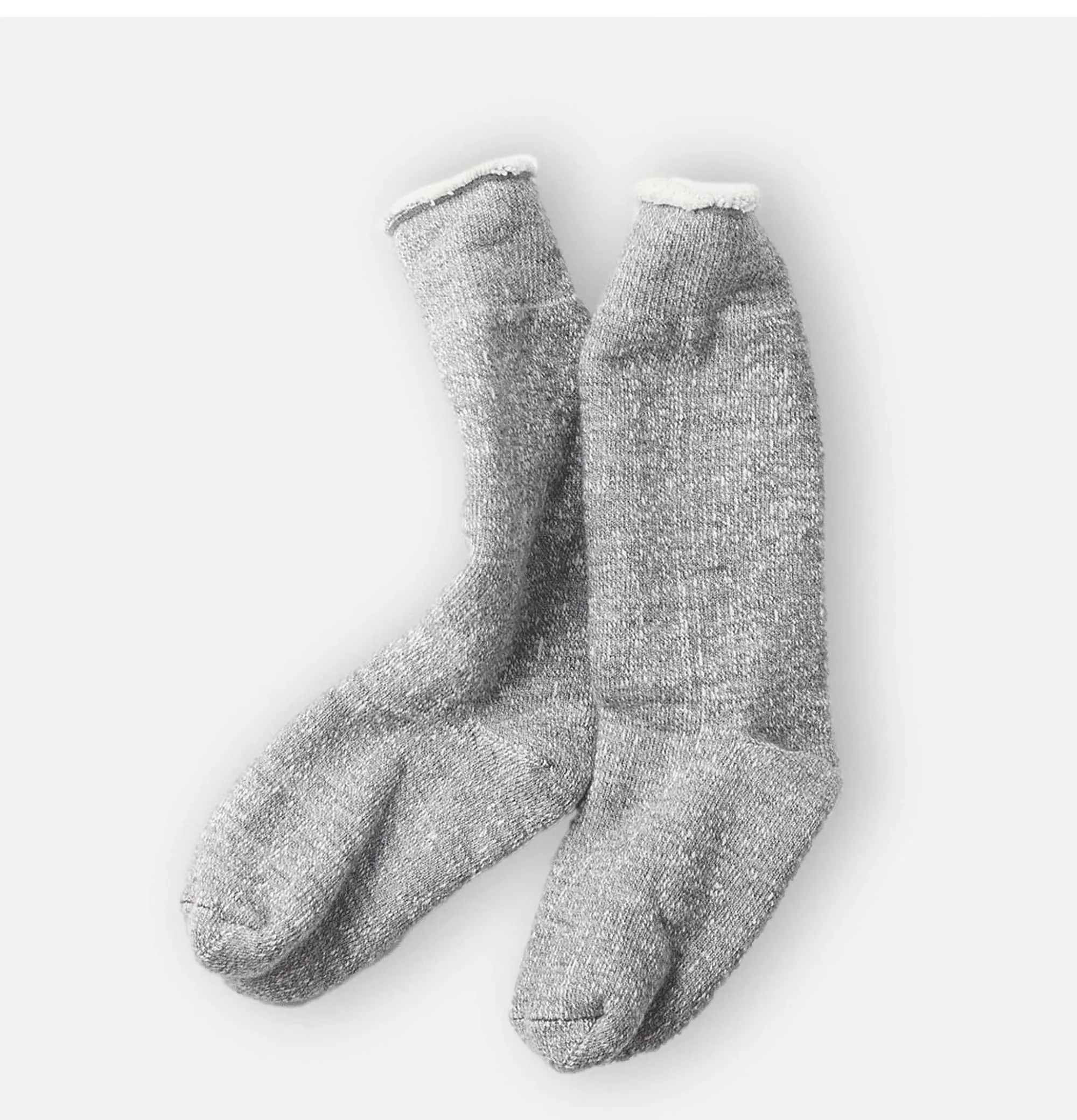 Men ROTOTO Double Face Socks Med Grey
