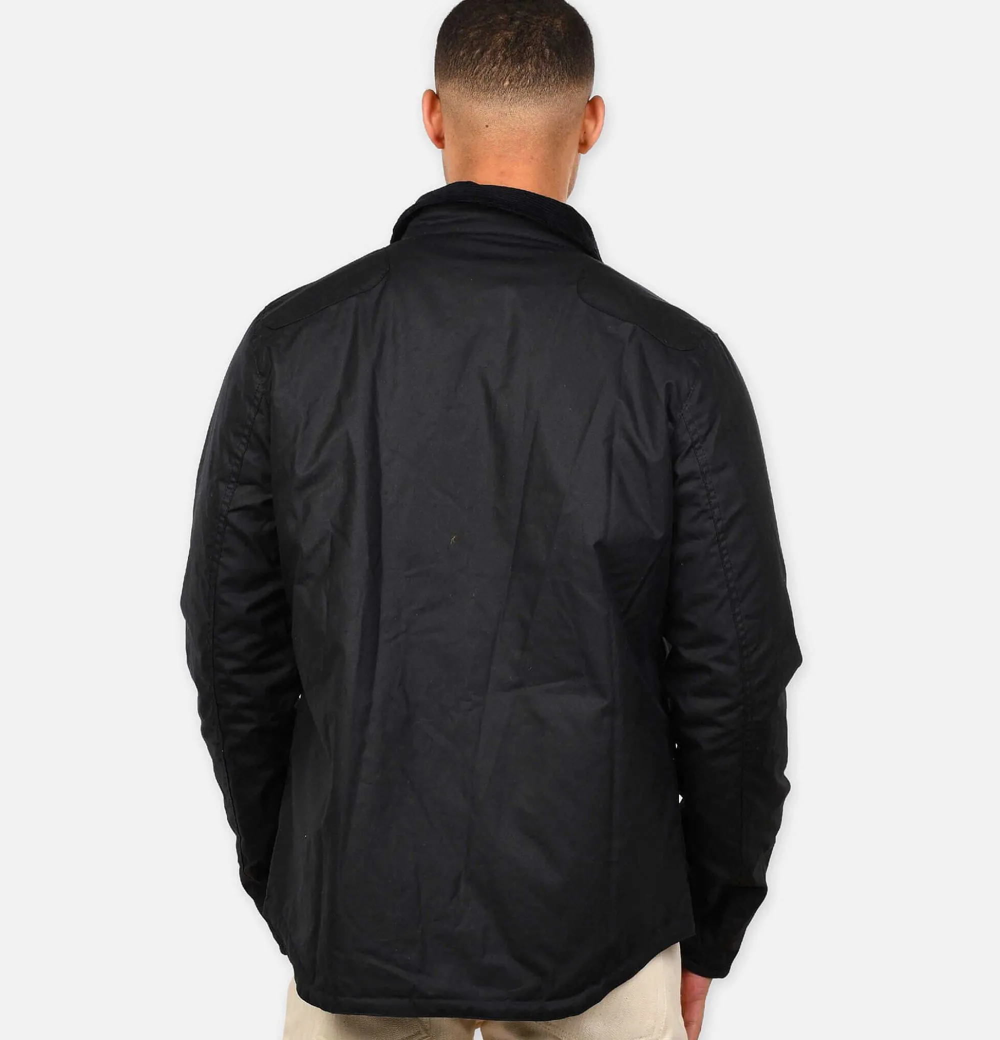BARBOUR Reelin Wax Jacket Navy