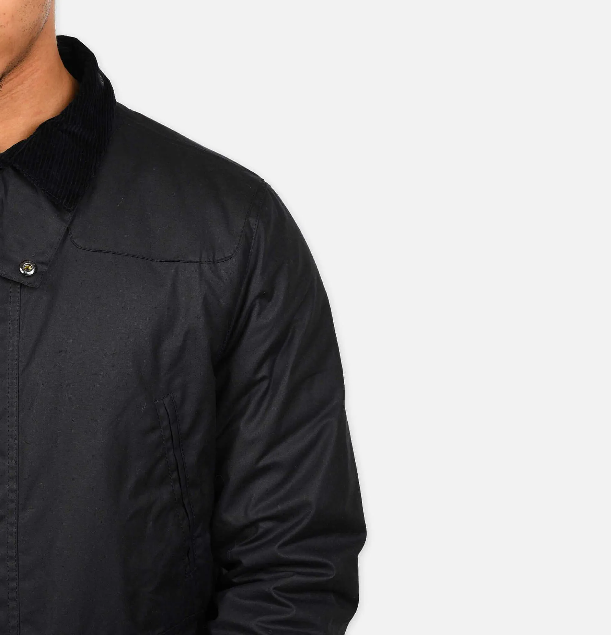 BARBOUR Reelin Wax Jacket Navy