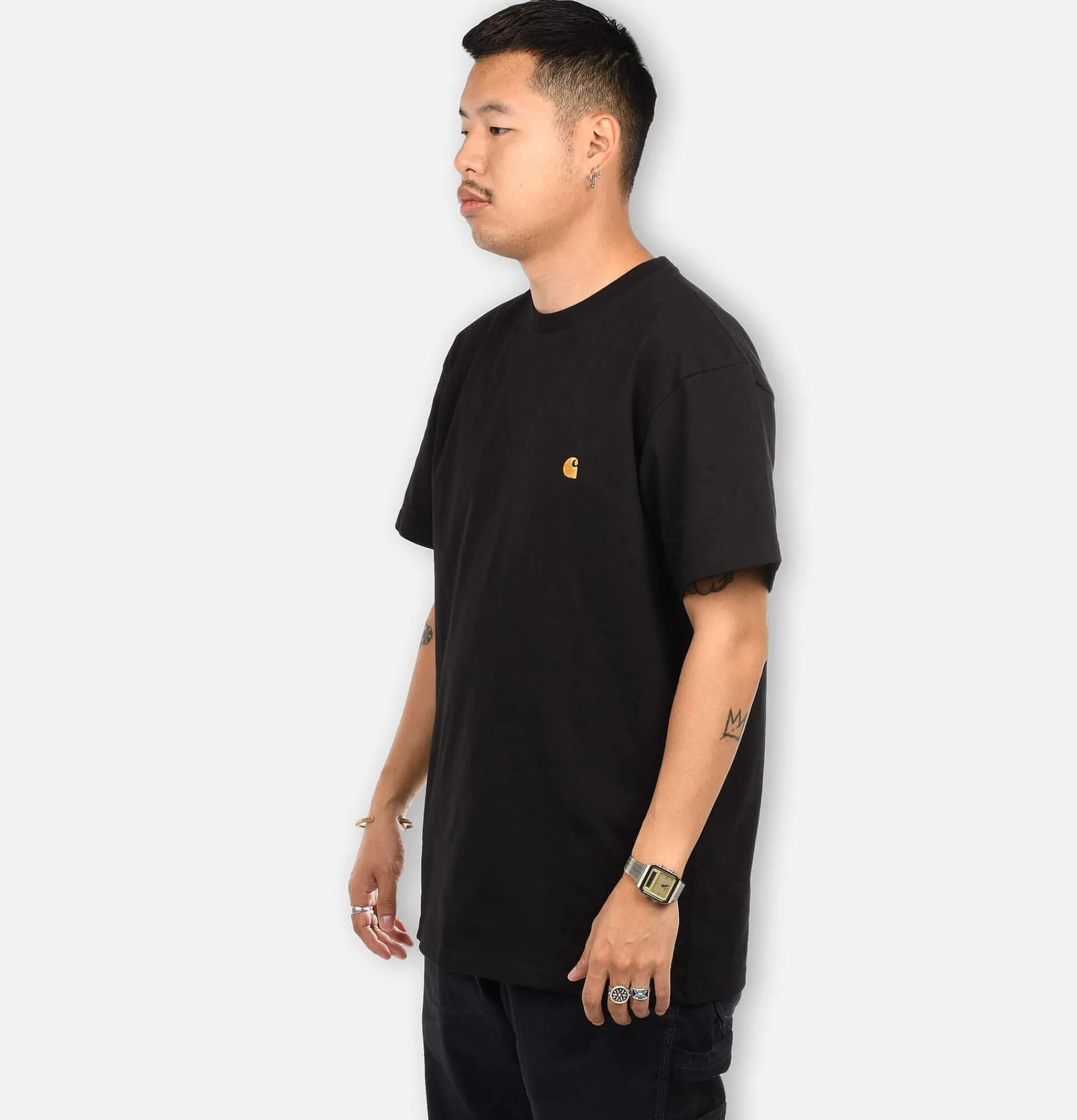 CARHARTT WIP Chase T-Shirt Black