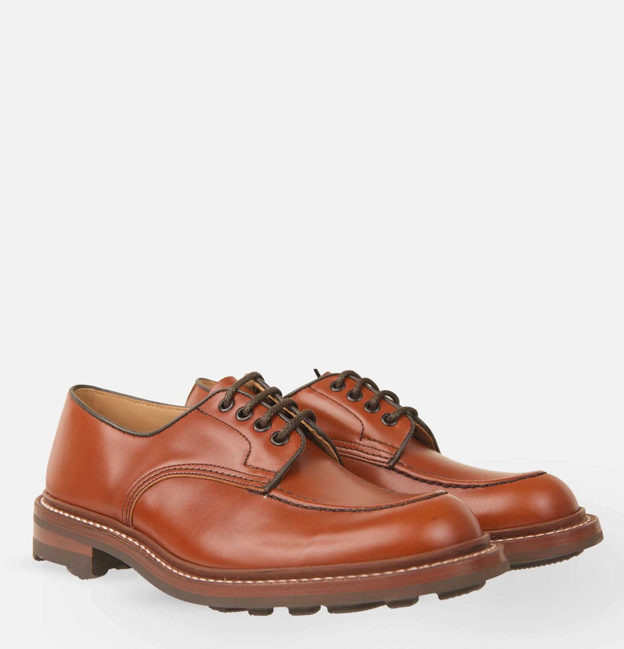 Men TRICKERS Heath Golf Derby Brown