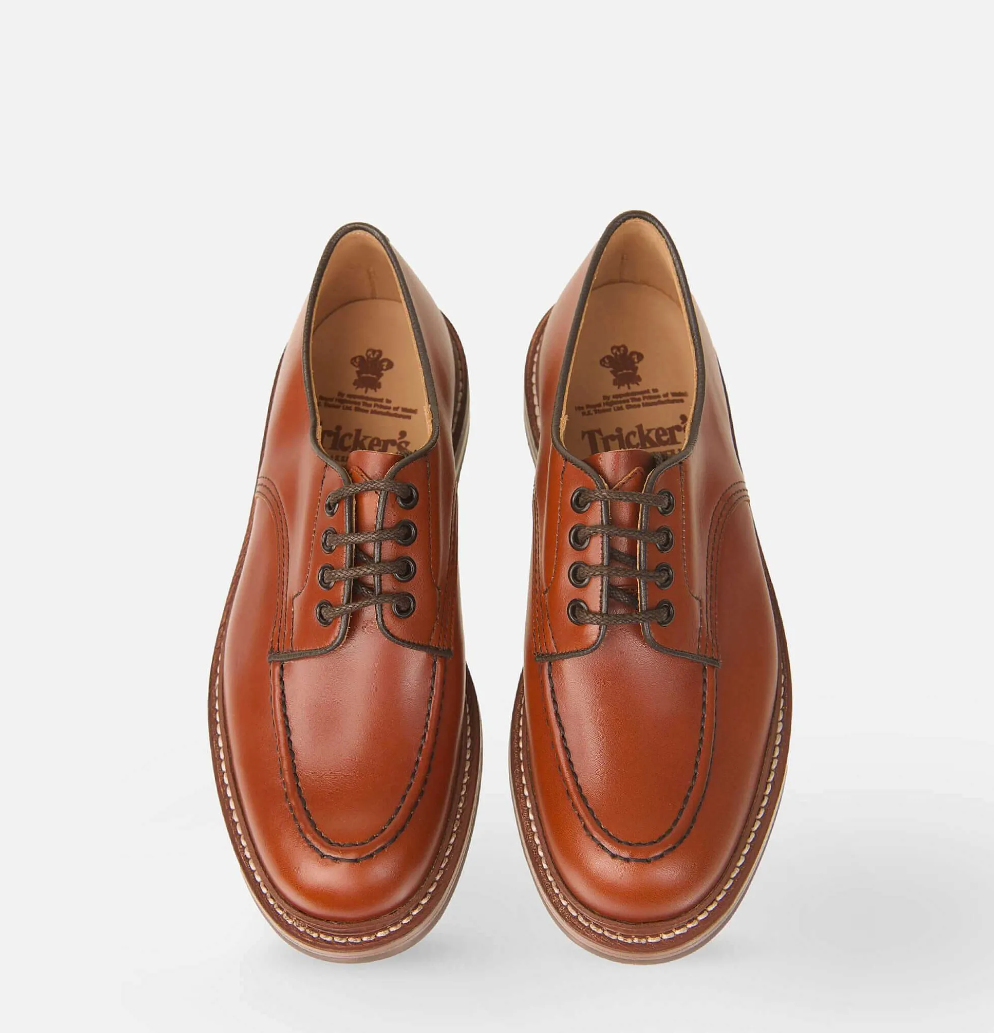 Men TRICKERS Heath Golf Derby Brown