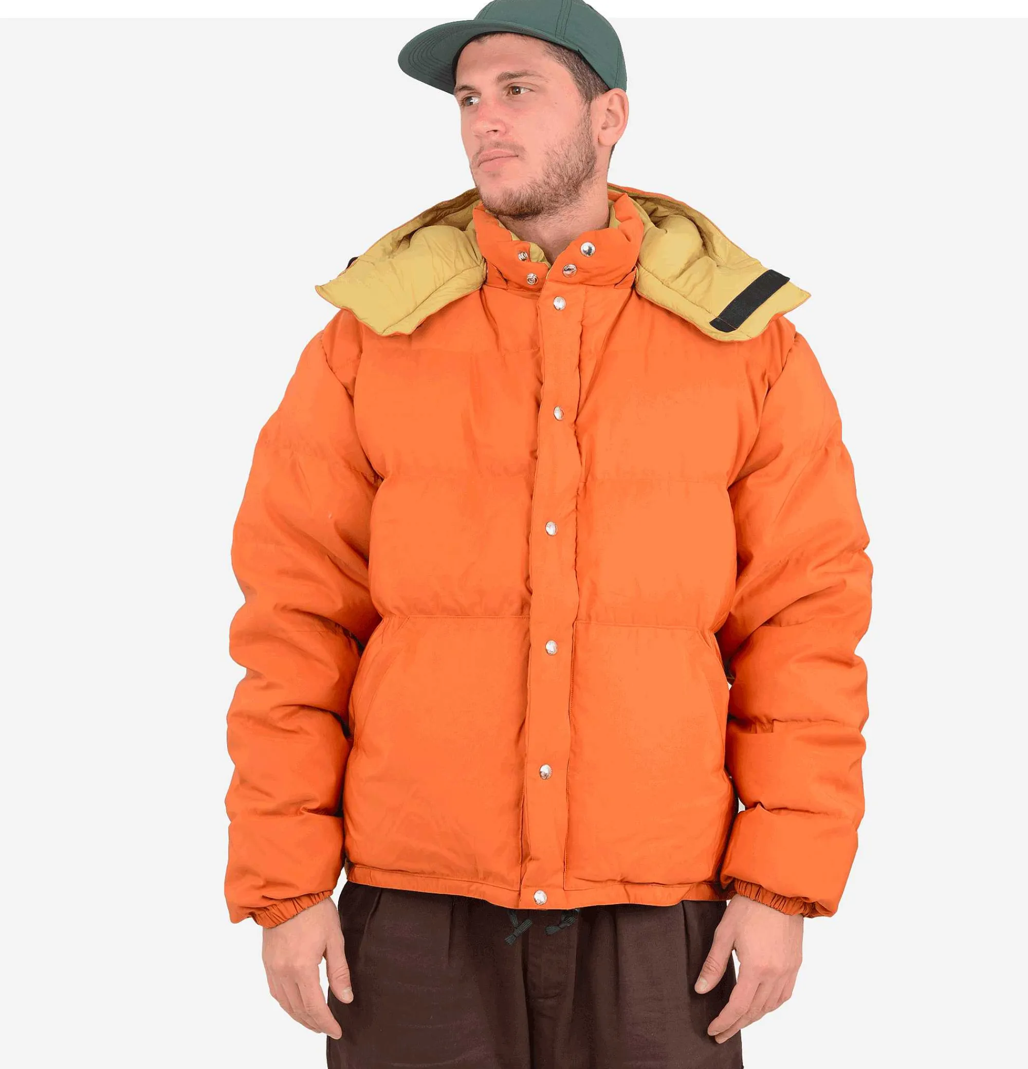 CRESCENT DOWN WORKS Down Sweater Jacket Rust