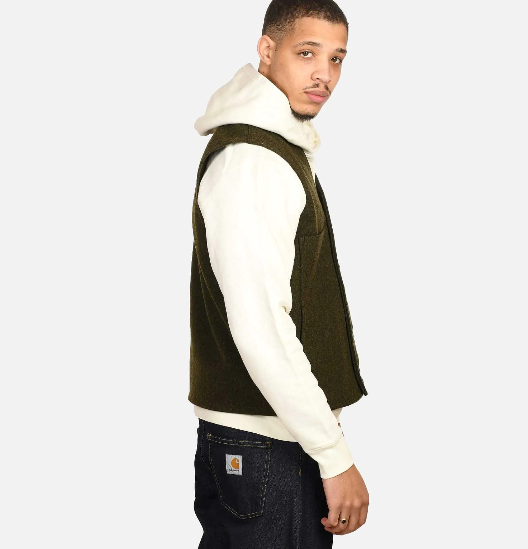 FILSON Mackinaw Wool Vest Forest Green