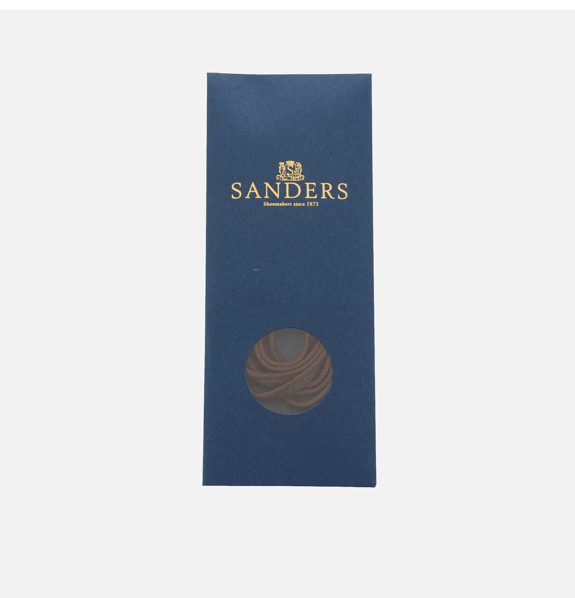 Men SANDERS Brown Laces 80Cm