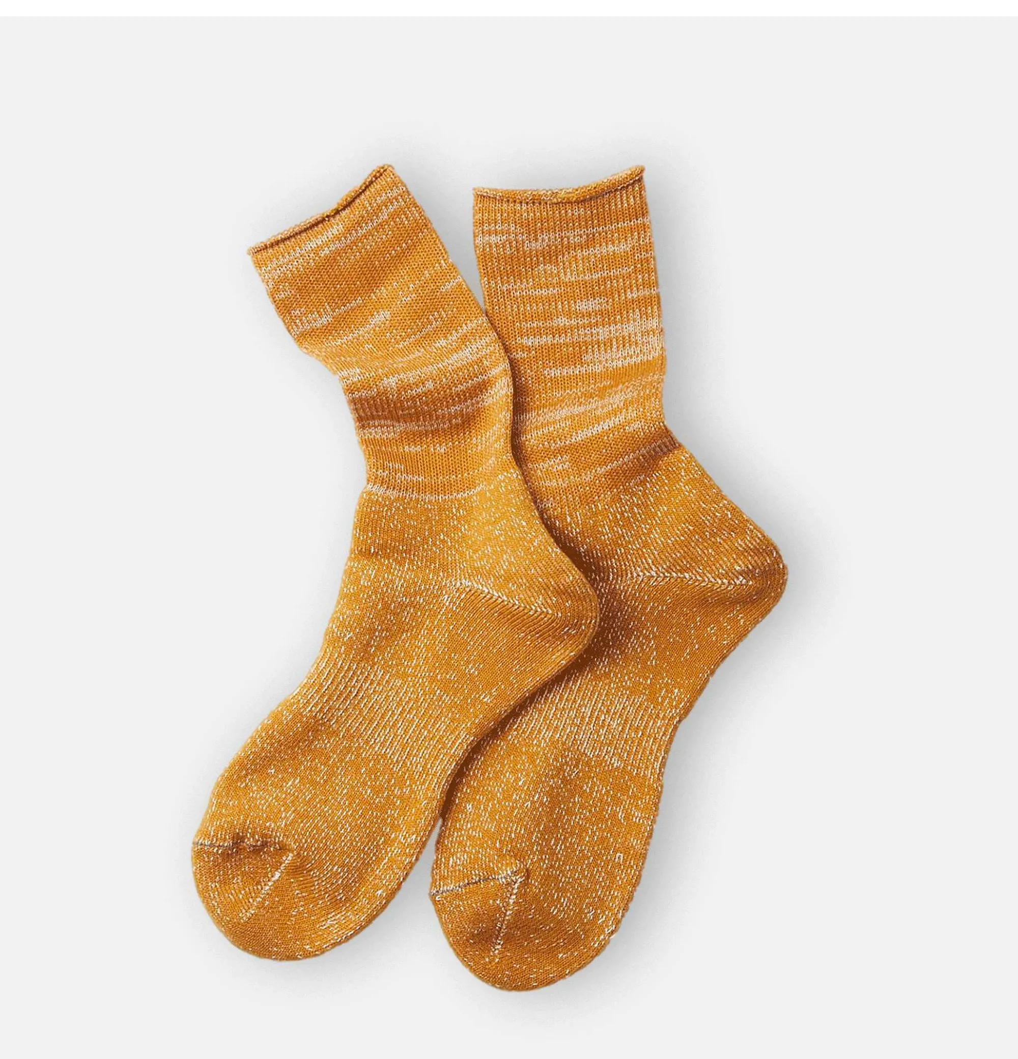 Men ROTOTO Washi Socks Yellow