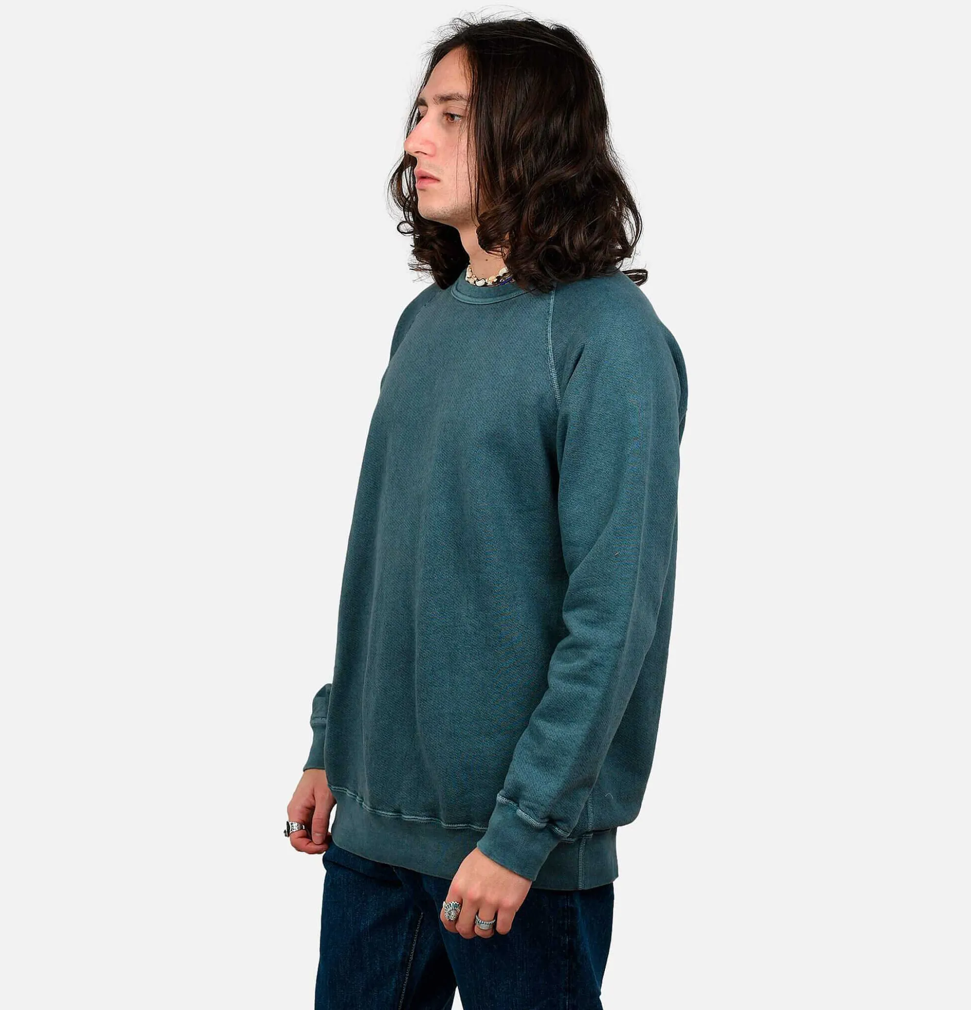 GOOD ON Raglan Crew Sweater Slate