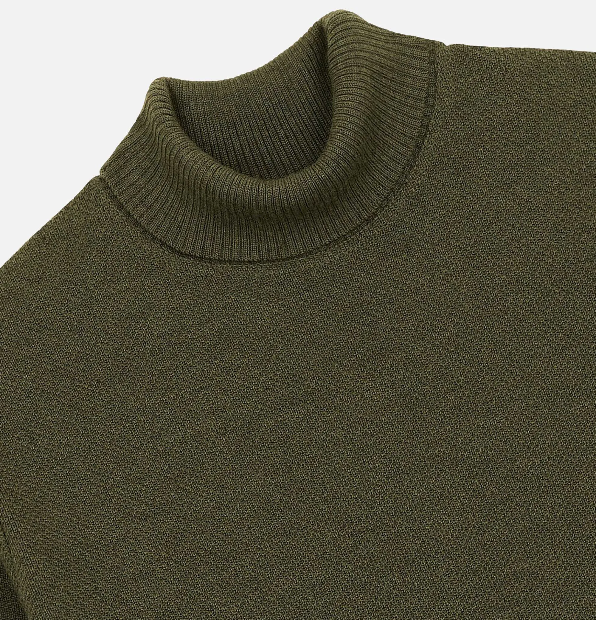 NITTO KNITWEAR Youri Rollneck Knit Army