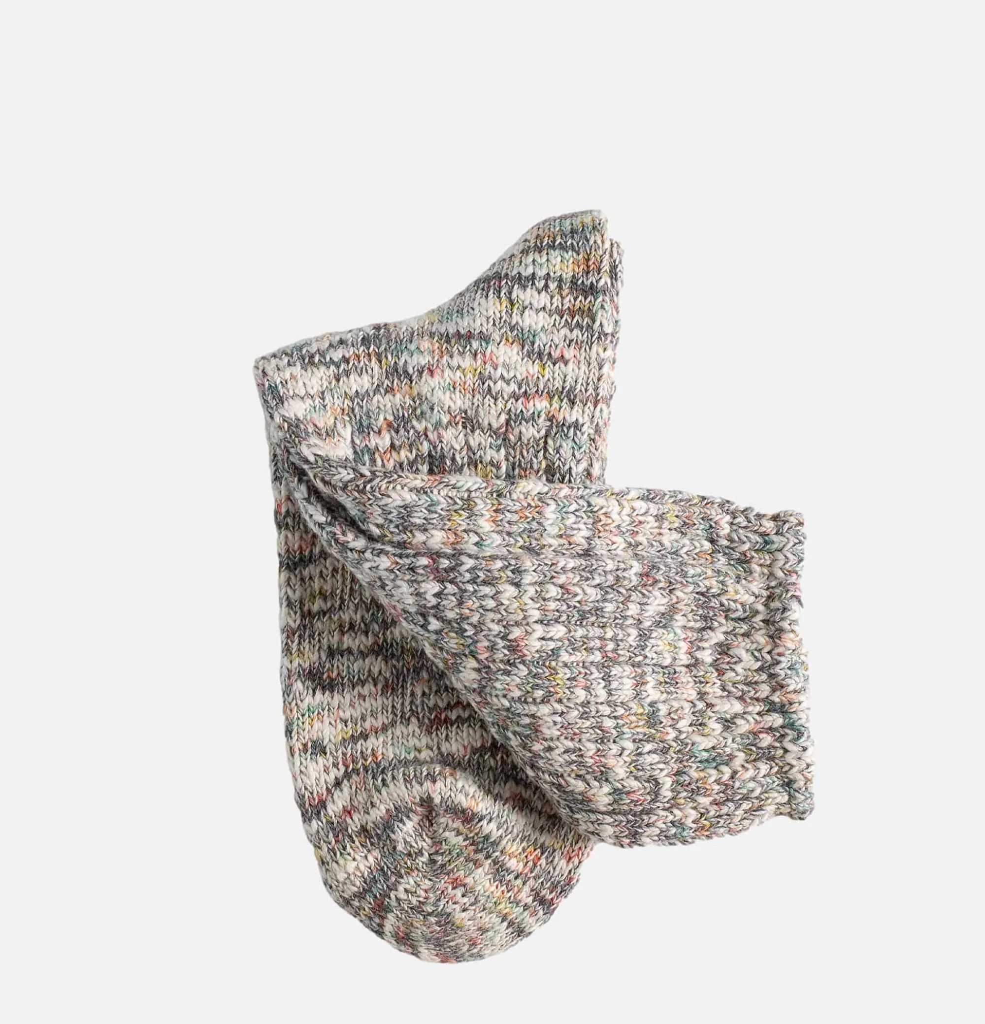 Men THUNDERS LOVE Flamme Grey Socks