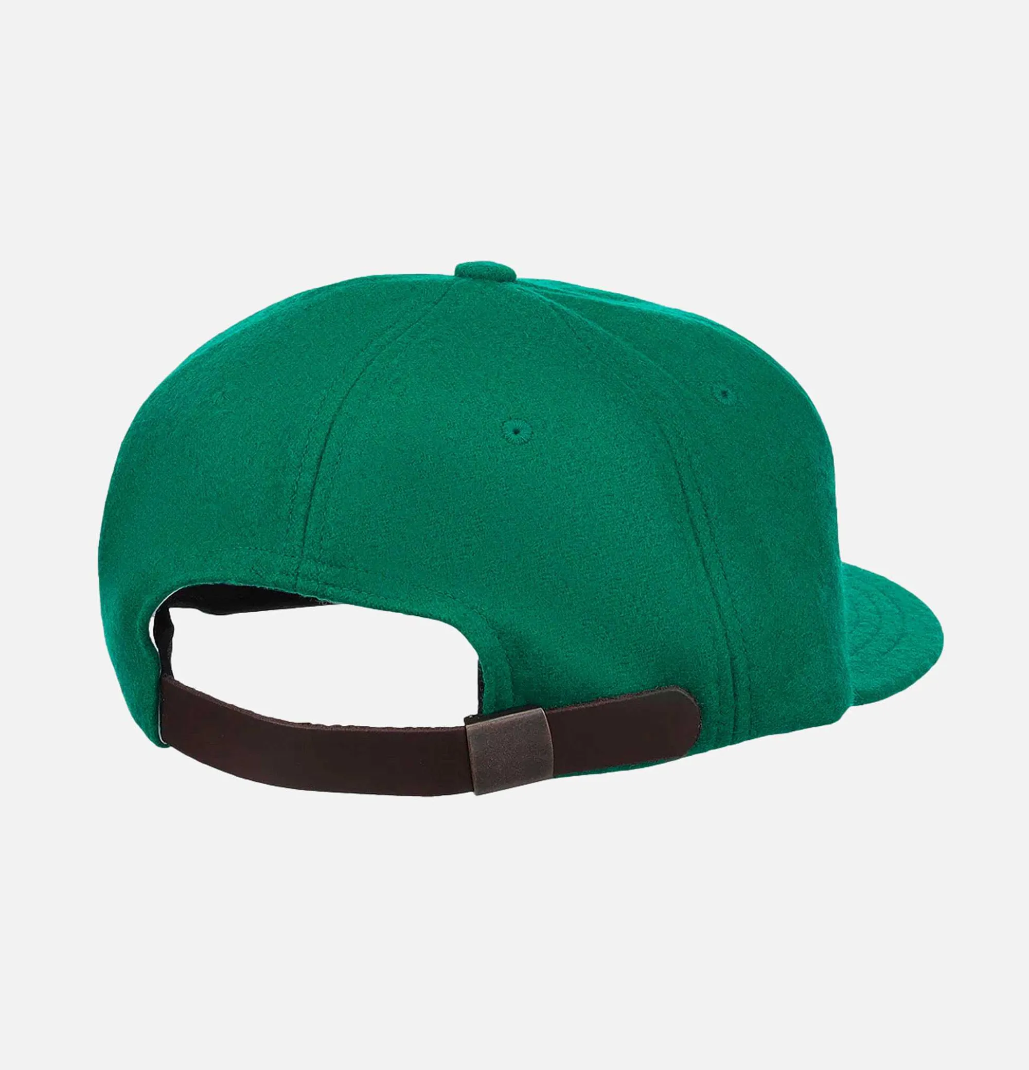 EBBETS FIELD FLANNELS Unklettered Wool Cap Green
