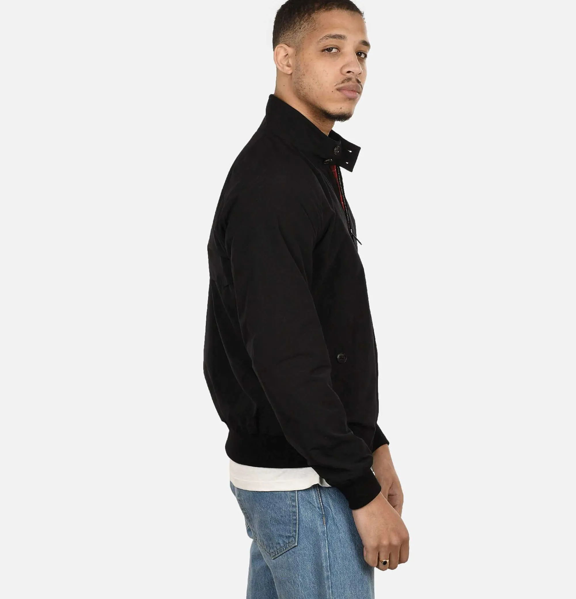 BARACUTA G9 Harrington Jacket Black