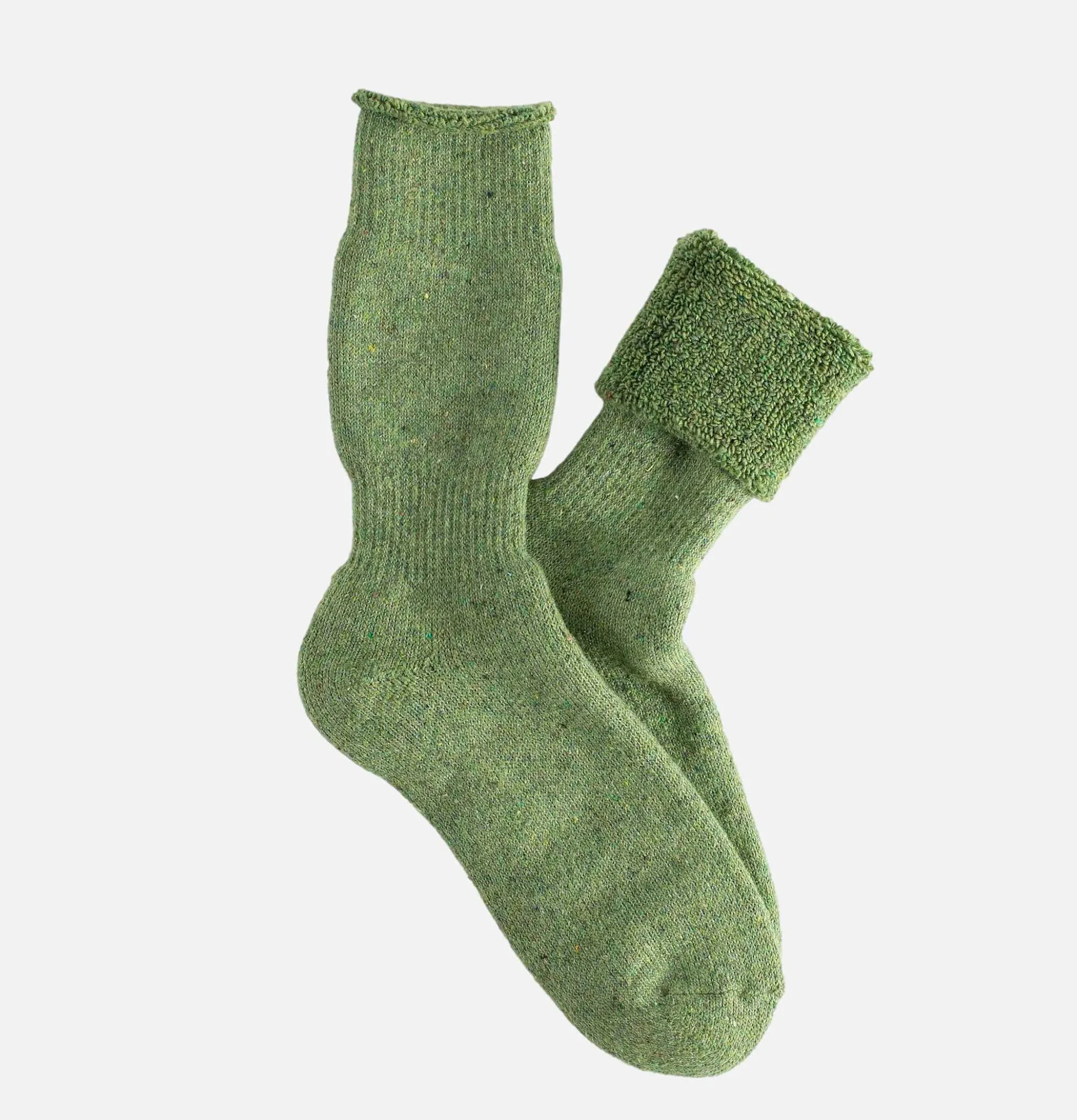 Men THUNDERS LOVE Outdoor Recycled Wool Socks Green