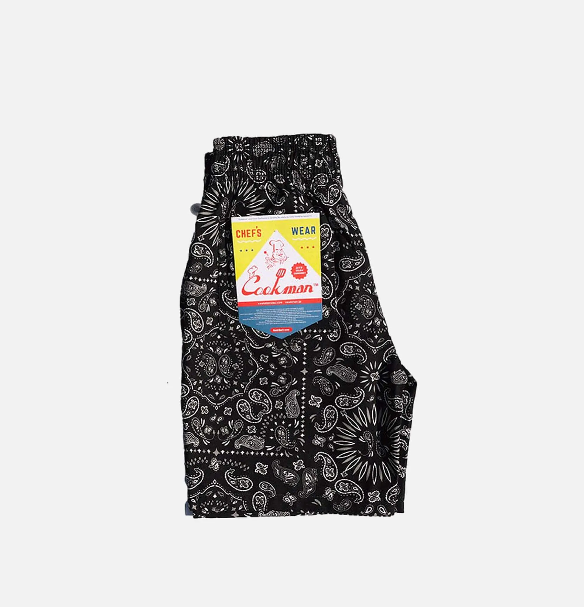 COOKMAN Waiters Short Paisley Black