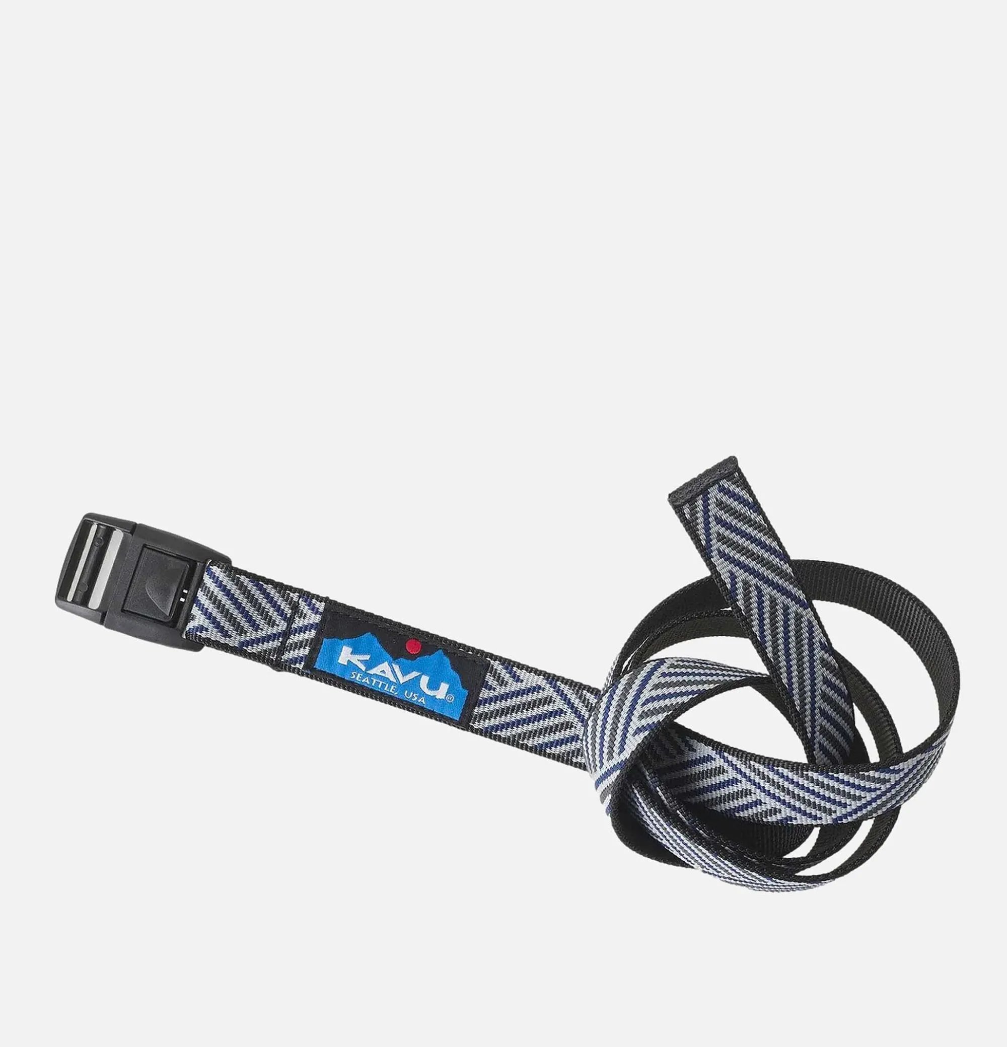 Men KAVU Burly Belt Heritagetrail White